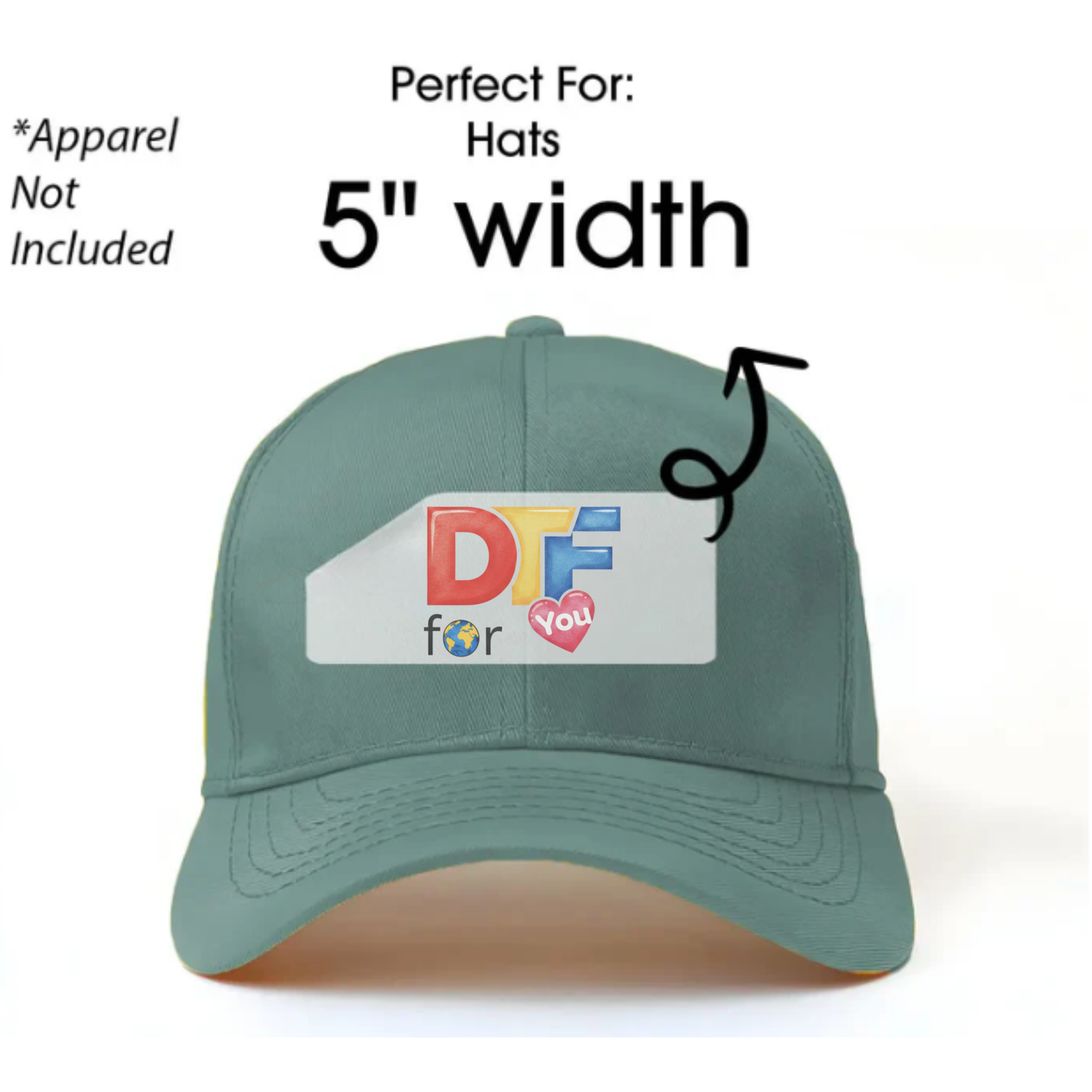 Custom DTF Transfer by Size