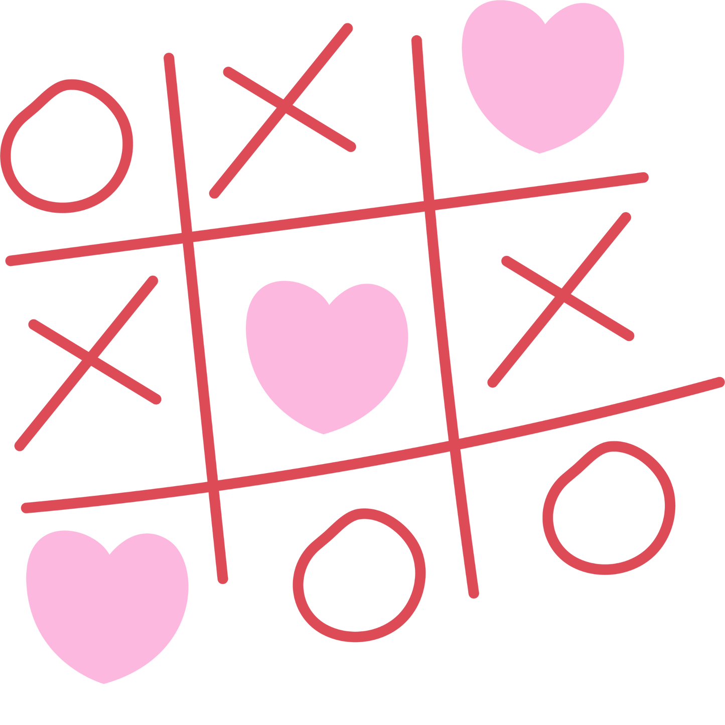 Valentine XO Heart DTF Transfer - DTF Ready to Press