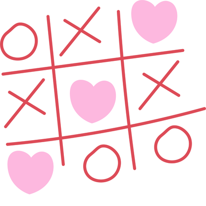Valentine XO Heart DTF Transfer - DTF Ready to Press