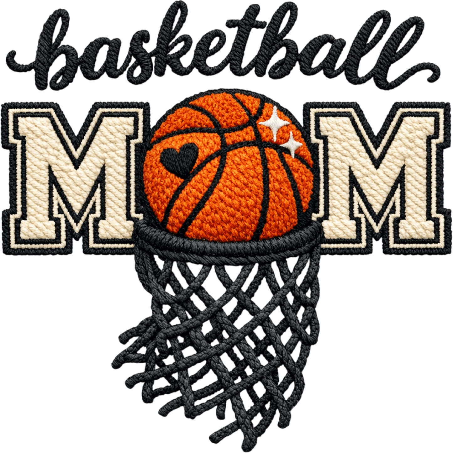 𝐁𝐚𝐬𝐤𝐞𝐭𝐛𝐚𝐥𝐥 𝐌𝐨𝐦 DTF Transfer – Sports Mom Game Day Design DTF Ready To Press