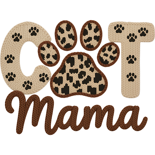 𝐋𝐞𝐨𝐩𝐚𝐫𝐝 𝐏𝐚𝐰 𝐂𝐚𝐭 𝐌𝐚𝐦𝐚 𝐃𝐓𝐅 𝐓𝐫𝐚𝐧𝐬𝐟𝐞𝐫 – Trendy Pet Lover Feline Mom Shirt Design DTF Ready To Press