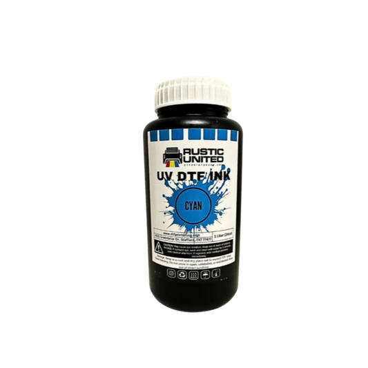 UV DTF Printer USA Cyan Ink - 1 Liter
