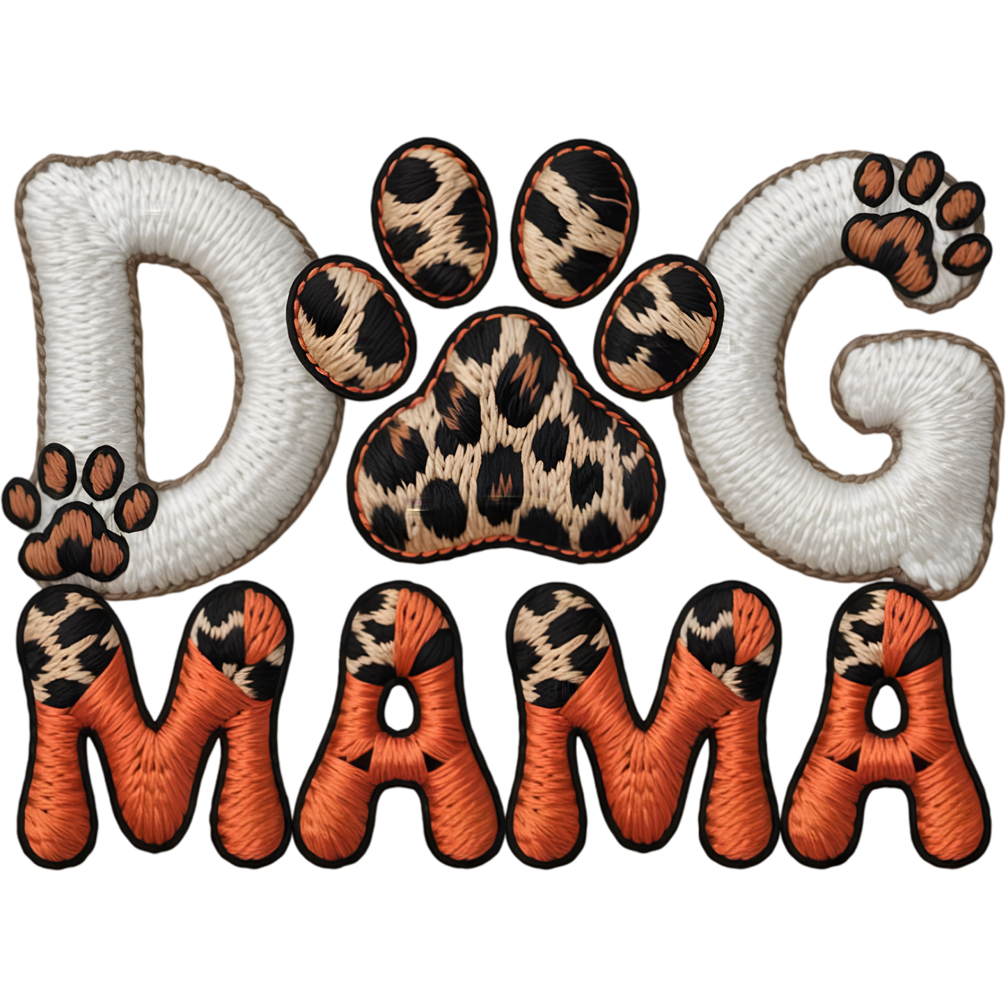 𝐃𝐨𝐠 𝐌𝐚𝐦𝐚 𝐋𝐞𝐨𝐩𝐚𝐫𝐝 𝐏𝐚𝐰 𝐃𝐓𝐅 𝐓𝐫𝐚𝐧𝐬𝐟𝐞𝐫 – Cute Pet Lover Animal Mom Shirt Design DTF Ready To Press