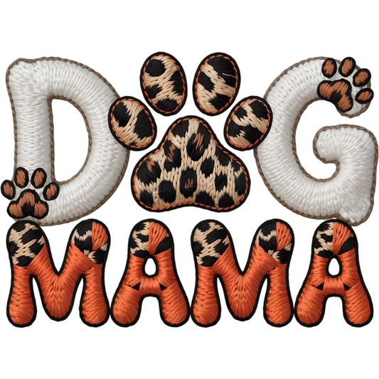 𝐃𝐨𝐠 𝐌𝐚𝐦𝐚 𝐋𝐞𝐨𝐩𝐚𝐫𝐝 𝐏𝐚𝐰 𝐃𝐓𝐅 𝐓𝐫𝐚𝐧𝐬𝐟𝐞𝐫 – Cute Pet Lover Animal Mom Shirt Design DTF Ready To Press