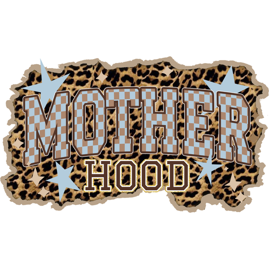 𝐌𝐨𝐭𝐡𝐞𝐫𝐡𝐨𝐨𝐝 𝐂𝐡𝐞𝐜𝐤𝐞𝐫𝐞𝐝 & 𝐋𝐞𝐨𝐩𝐚𝐫𝐝 DTF Transfer – Trendy Motherhood Western Retro Mom Life Design DTF Ready To Press