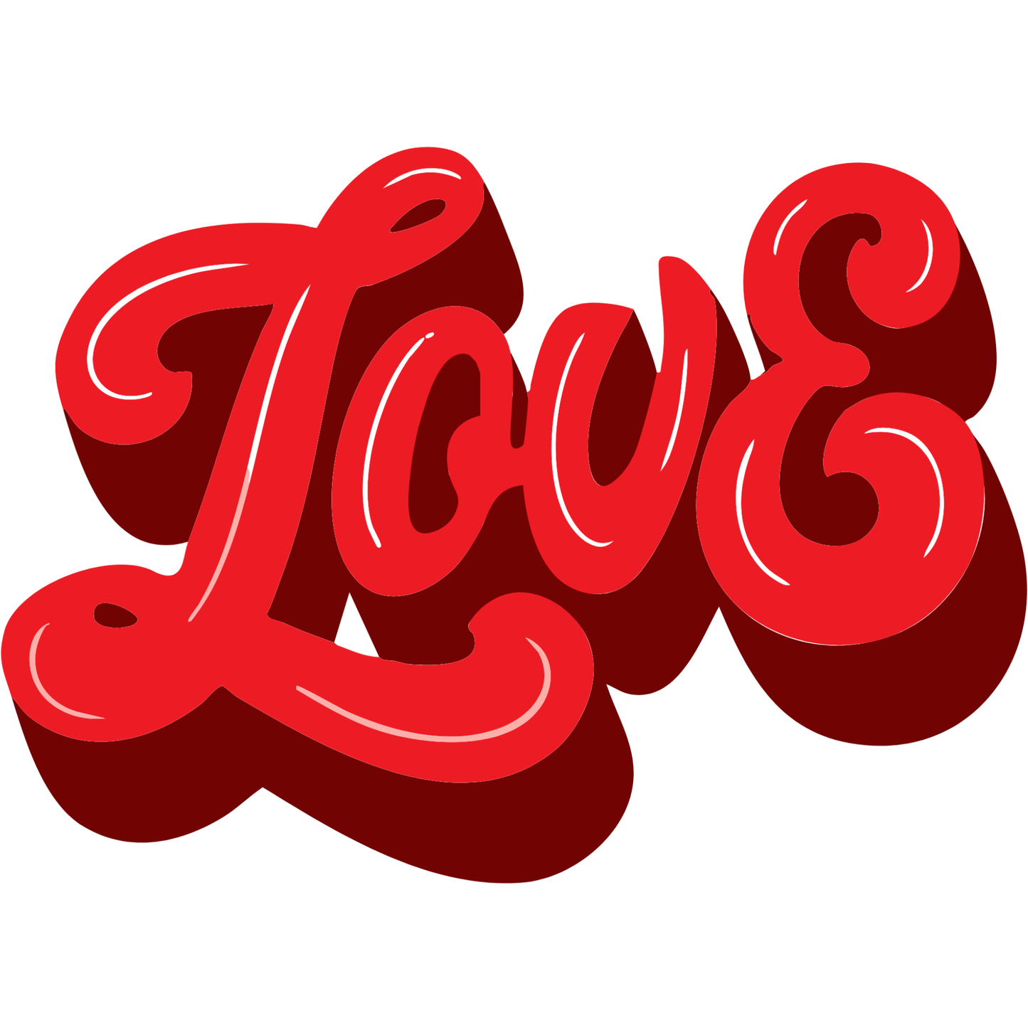 Love Valentine’s Day DTF Transfer – Ready to Press Heat Transfer for Apparel