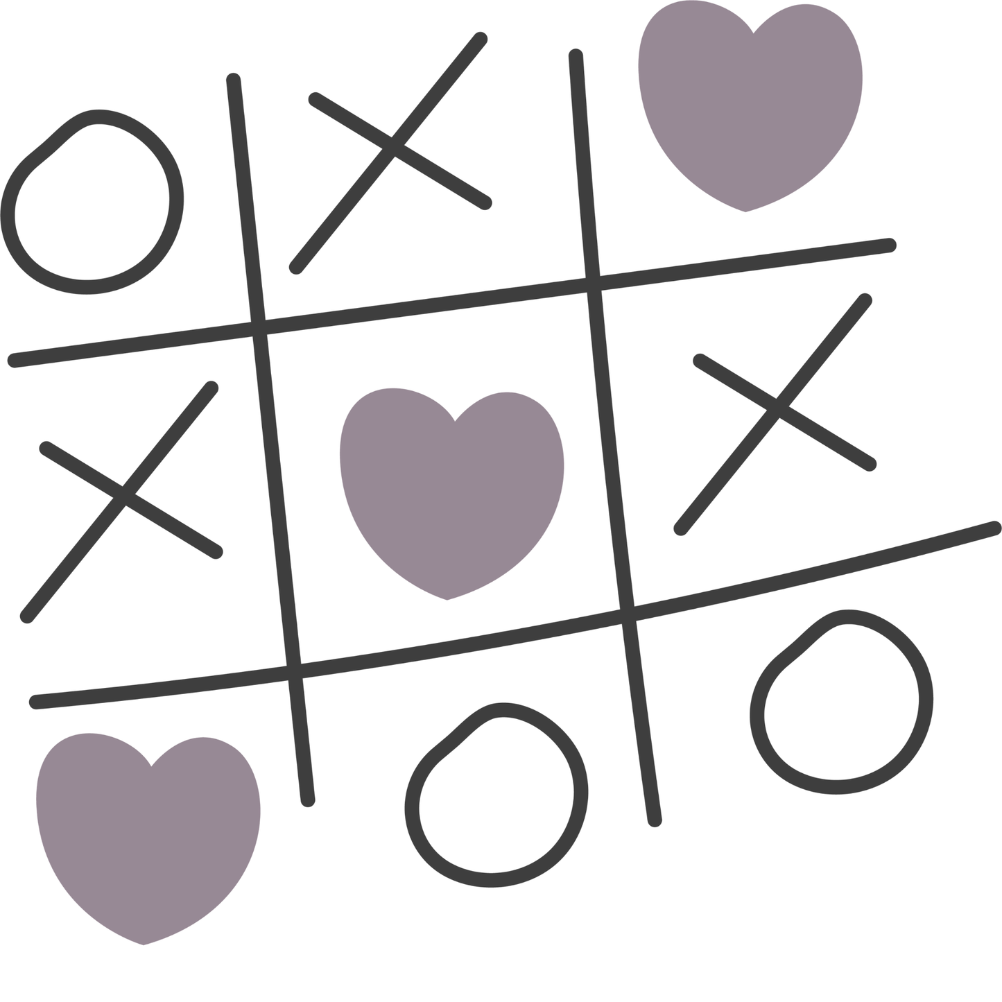 Valentine XO Heart DTF Transfer - DTF Ready to Press