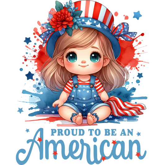 𝐏𝐫𝐨𝐮𝐝 𝐭𝐨 𝐛𝐞 𝐚𝐧 𝐀𝐦𝐞𝐫𝐢𝐜𝐚𝐧 𝐂𝐮𝐭𝐞 𝐂𝐡𝐢𝐛𝐢 𝐆𝐢𝐫𝐥 𝐏𝐚𝐭𝐫𝐢𝐨𝐭𝐢𝐜 𝐃𝐓𝐅 𝐓𝐫𝐚𝐧𝐬𝐟𝐞𝐫 – 𝐑𝐞𝐚𝐝𝐲 𝐓𝐨 𝐏𝐫𝐞𝐬𝐬