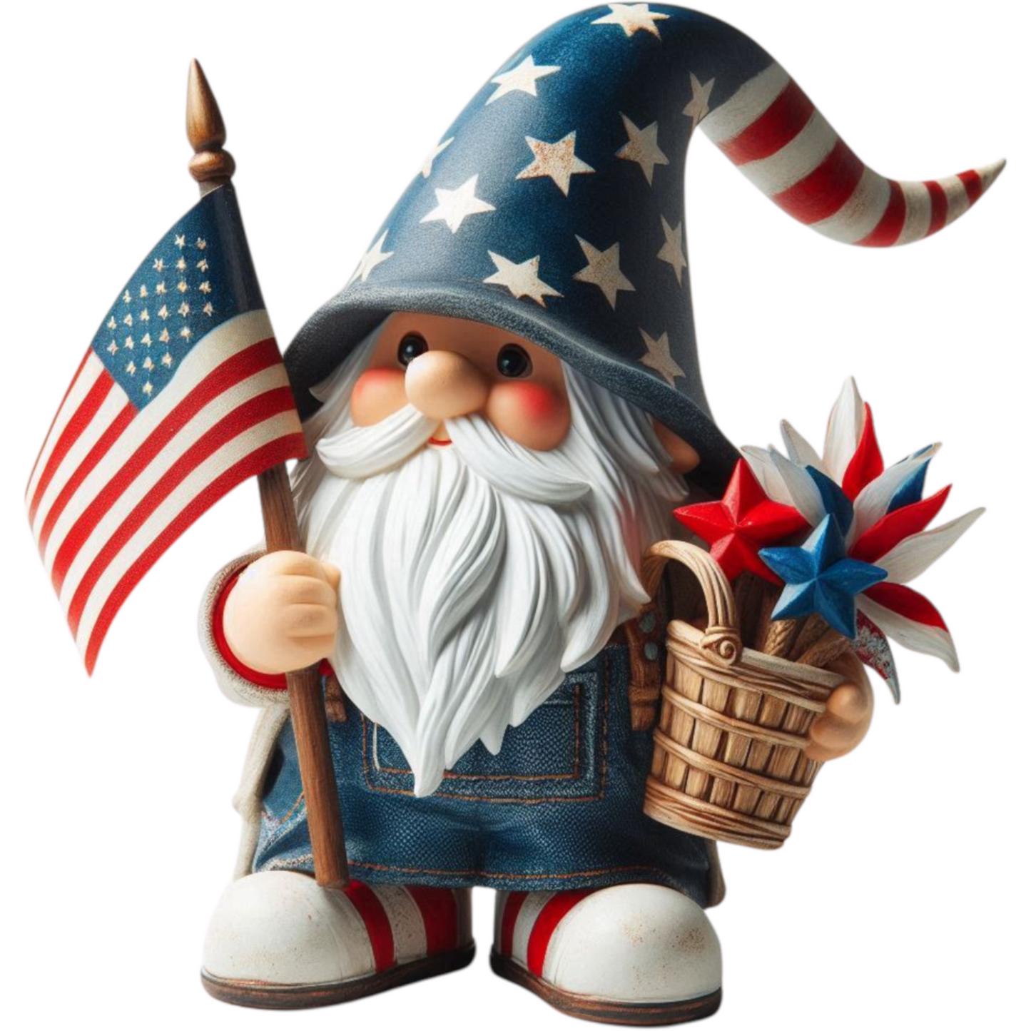 𝐏𝐚𝐭𝐫𝐢𝐨𝐭𝐢𝐜 𝐆𝐧𝐨𝐦𝐞 𝐃𝐓𝐅 𝐓𝐫𝐚𝐧𝐬𝐟𝐞𝐫 – 𝐀𝐦𝐞𝐫𝐢𝐜𝐚𝐧 𝐅𝐥𝐚𝐠 𝐅𝐨𝐮𝐫𝐭𝐡 𝐨𝐟 𝐉𝐮𝐥𝐲 𝐃𝐞𝐬𝐢𝐠𝐧 – 𝐑𝐞𝐚𝐝𝐲 𝐓𝐨 𝐏𝐫𝐞𝐬𝐬