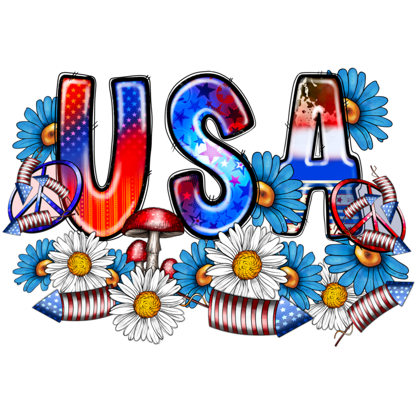 𝐔𝐒𝐀 𝐏𝐚𝐭𝐫𝐢𝐨𝐭𝐢𝐜 𝐃𝐚𝐢𝐬𝐲 𝐅𝐥𝐨𝐰𝐞𝐫 𝐃𝐓𝐅 𝐓𝐫𝐚𝐧𝐬𝐟𝐞𝐫 – 𝐑𝐞𝐝 𝐖𝐡𝐢𝐭𝐞 𝐁𝐥𝐮𝐞 𝐅𝐥𝐨𝐫𝐚𝐥 𝐅𝐨𝐮𝐫𝐭𝐡 𝐨𝐟 𝐉𝐮𝐥𝐲 𝐑𝐞𝐚𝐝𝐲 𝐓𝐨 𝐏𝐫𝐞𝐬𝐬