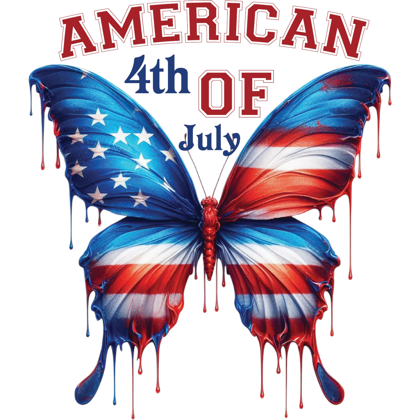 𝐀𝐦𝐞𝐫𝐢𝐜𝐚𝐧 𝟒𝐭𝐡 𝐨𝐟 𝐉𝐮𝐥𝐲 𝐁𝐮𝐭𝐭𝐞𝐫𝐟𝐥𝐲 𝐃𝐓𝐅 𝐓𝐫𝐚𝐧𝐬𝐟𝐞𝐫 𝐏𝐚𝐭𝐫𝐢𝐨𝐭𝐢𝐜 𝐅𝐥𝐚𝐠 𝐃𝐫𝐢𝐩 𝐃𝐞𝐬𝐢𝐠𝐧 – 𝐃𝐓𝐅 𝐑𝐞𝐚𝐝𝐲 𝐓𝐨 𝐏𝐫𝐞𝐬𝐬