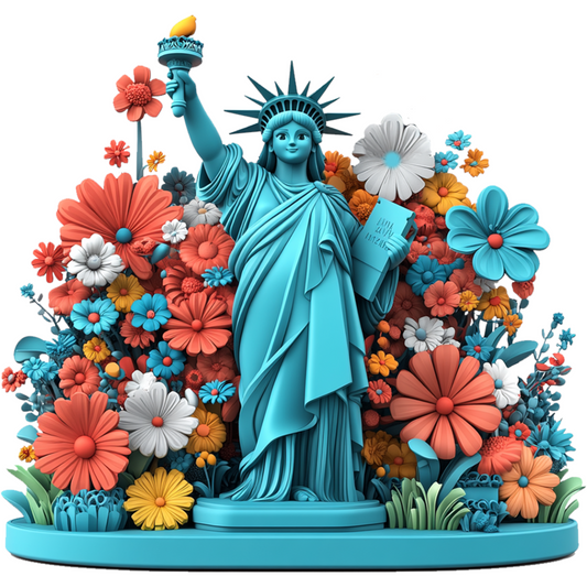 𝐒𝐭𝐚𝐭𝐮𝐞 𝐨𝐟 𝐋𝐢𝐛𝐞𝐫𝐭𝐲 𝐅𝐥𝐨𝐫𝐚𝐥 𝐃𝐓𝐅 𝐓𝐫𝐚𝐧𝐬𝐟𝐞𝐫 – 𝐏𝐚𝐭𝐫𝐢𝐨𝐭𝐢𝐜 𝐀𝐦𝐞𝐫𝐢𝐜𝐚𝐧 𝐅𝐫𝐞𝐞𝐝𝐨𝐦 𝐃𝐞𝐬𝐢𝐠𝐧 – 𝐑𝐞𝐚𝐝𝐲 𝐓𝐨 𝐏𝐫𝐞𝐬𝐬